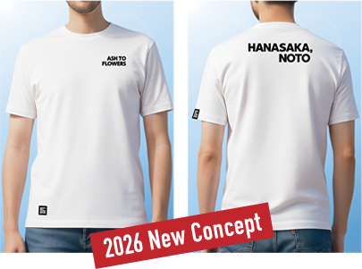 HANASAKA,NOTO半袖Tシャツ